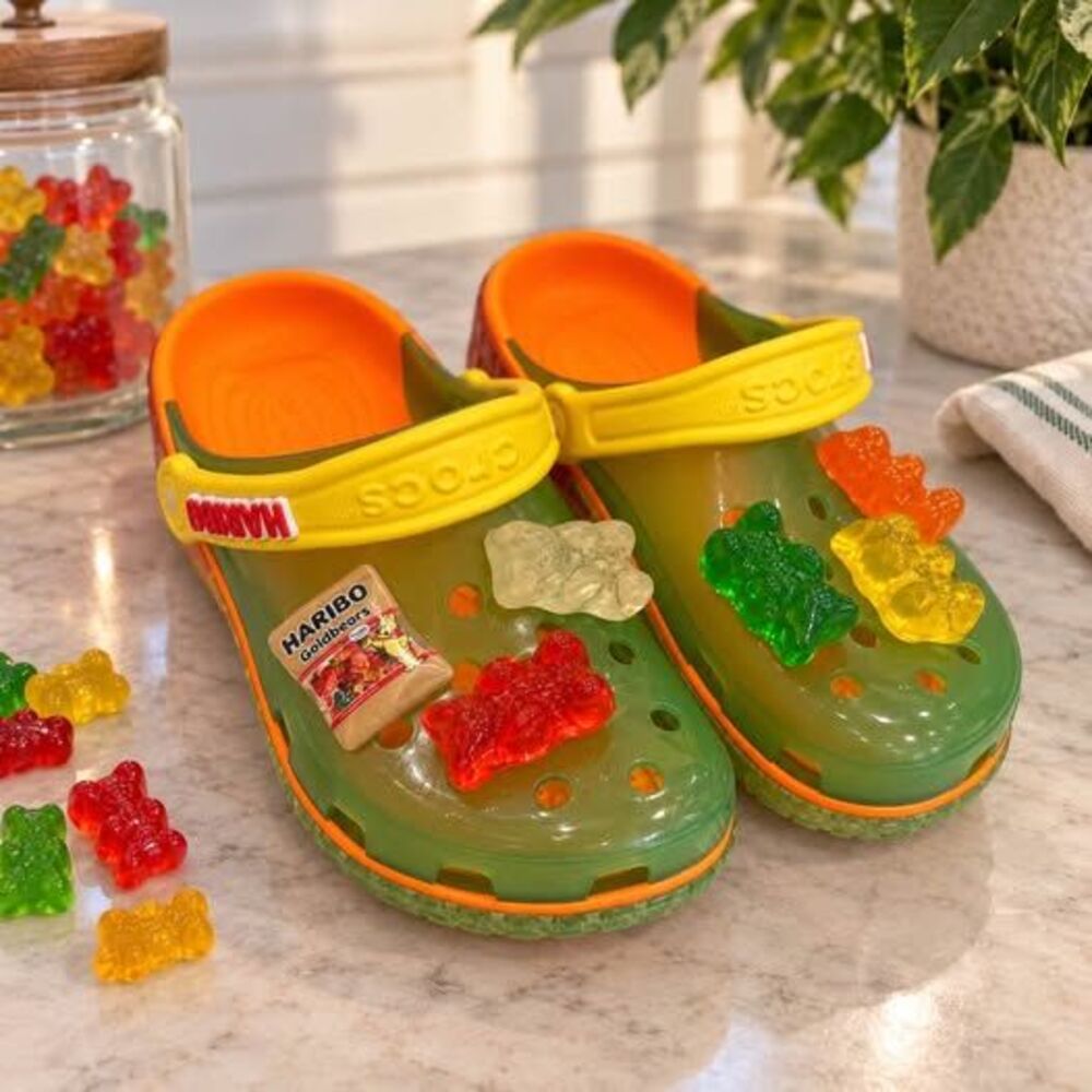 Crocs x HARIBO Goldbears Classic Clogs M4/W6 Gummy Bear Limited Edition